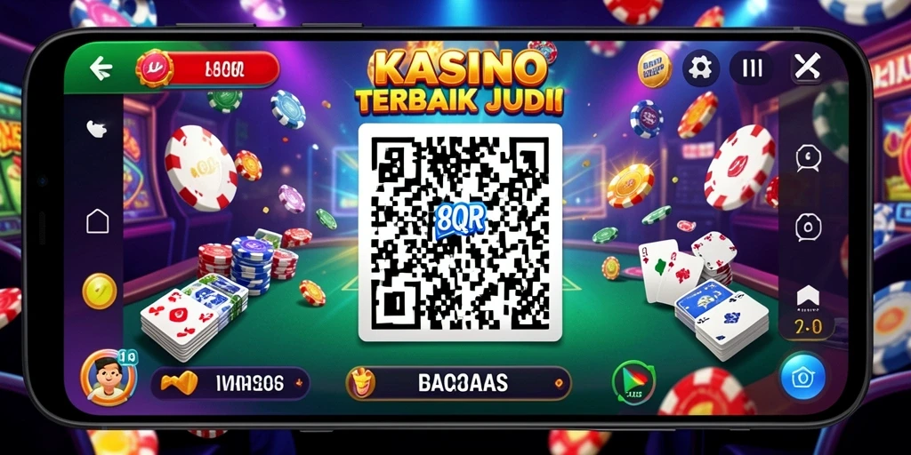Tangkapan layar gameplay 8QR yang menunjukkan keseruan permainan Kasino.