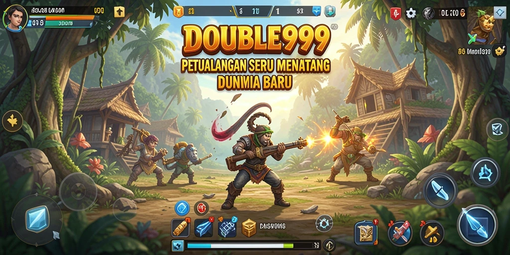 Tampilan gameplay menakjubkan dalam dunia petualangan DOUBLE999.