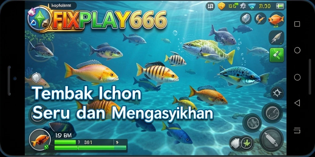 Tangkapan layar FIXPLAY666 yang menunjukkan aksi menembak ikan.