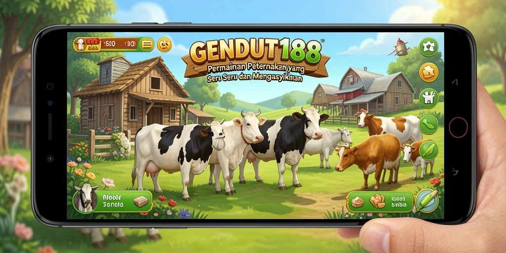 Tampilan gameplay GENDUT188 yang menawan dan interaktif di dunia pertanian.