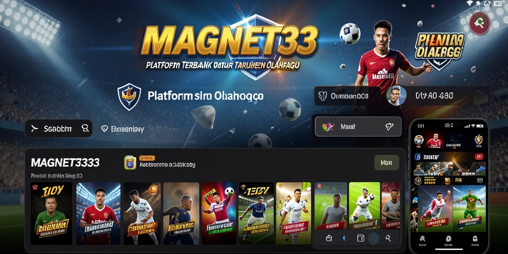 Tampilan gameplay taruhan olahraga MAGNET33 yang menarik.