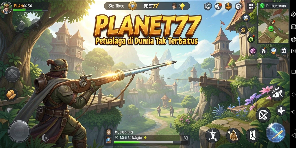 Gameplay seru di dunia petualangan PLANET77 yang penuh tantangan.