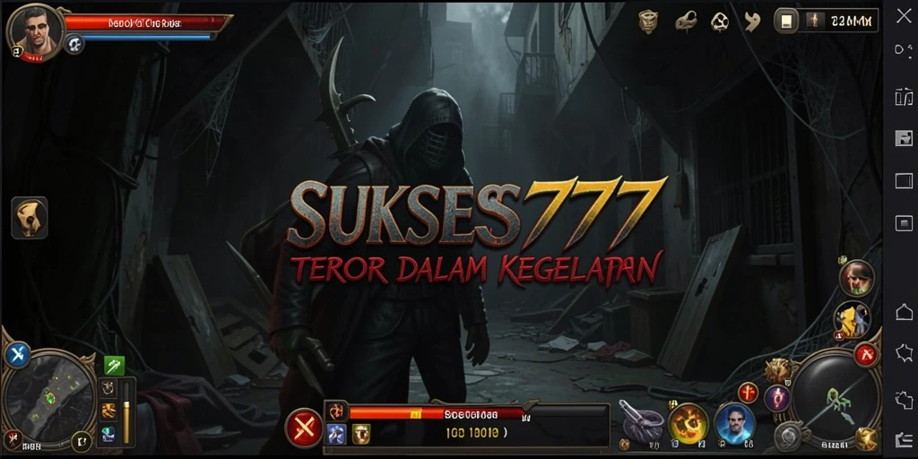 Tangkapan layar menampilkan gameplay mencekam dari SUKSES777.