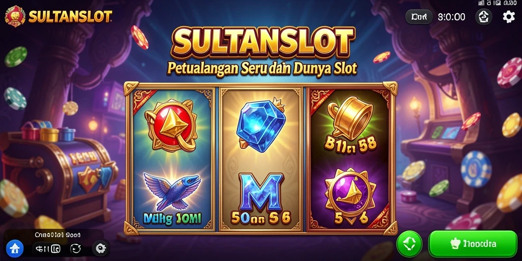 Tampilan gameplay menakjubkan di SULTANSLOT dengan elemen petualangan.