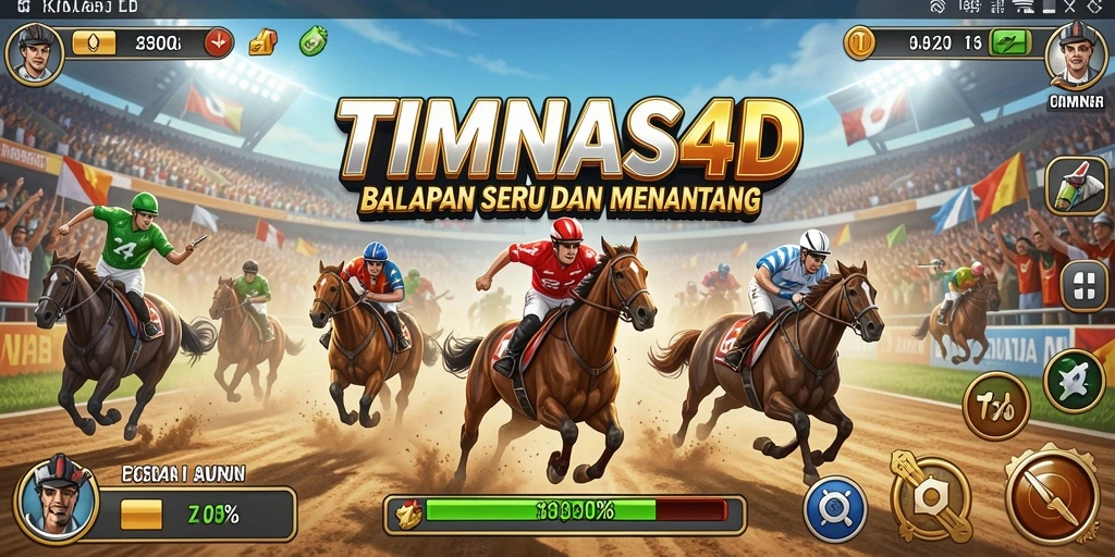 Gameplay Racing menegangkan dan penuh aksi di TIMNAS4D.