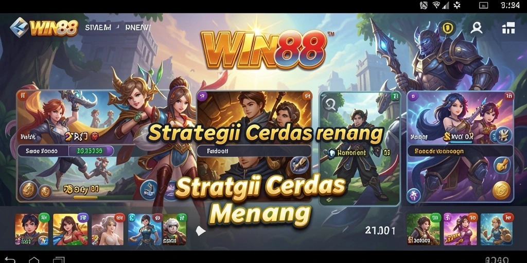 Tangkapan layar gameplay WIN88 yang menampilkan aksi strategi yang intens.